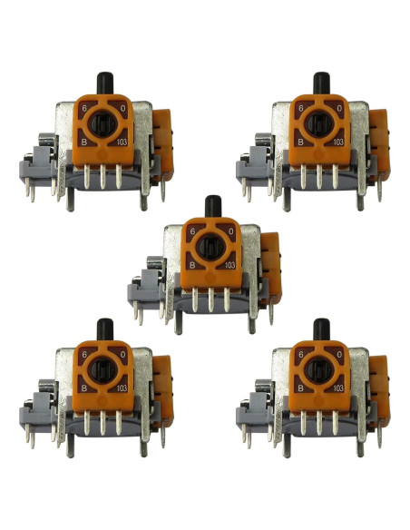 5 Piezas Joystick Analógico Bedaily para Xbox360 PS2 PS3