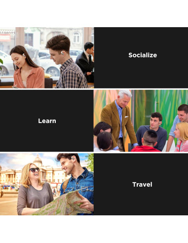 Auriculares Traductores AI BUGANI B10 Bluetooth 5.4 40 Idiomas