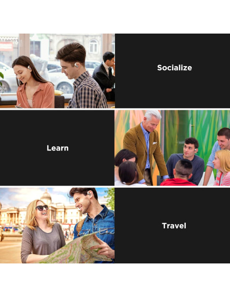 Auriculares Traductores AI BUGANI B10 Bluetooth 5.4 40 Idiomas