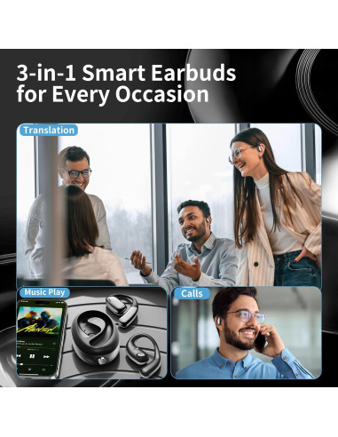 Auriculares Traductores AI Bufferzone A60 - 145 Idiomas, Ergonomía