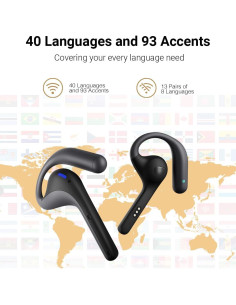 Auriculares Traductores Timekettle W4 Pro - 40 Idiomas, Gris 2
