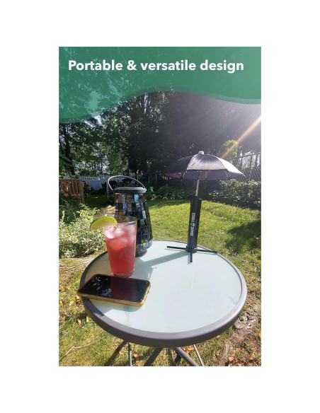 Sombrilla Tubular Versapong para Bebidas 26.67 cm Ajustable Sombrilla Tubular Versapong para Bebidas 26.67 cm Ajustable