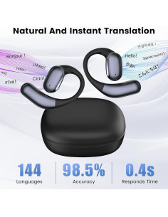 Auriculares Traductor AI Bluetooth Poodeela - 144 Idiomas 2
