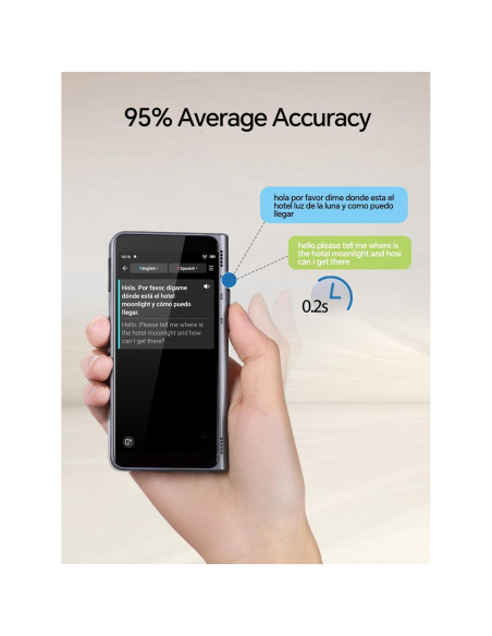 Traductor Timekettle Fluentalk T1 40 Idiomas Pantalla 4"