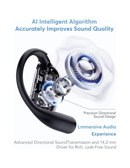 Auriculares Inalámbricos KOSERNT Q16S AI con Traducción 144 Idiomas