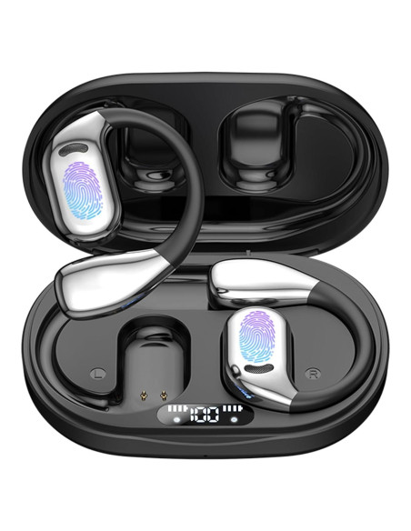 Auriculares Traductores HXRKDEV 3 en 1, 150 Idiomas, Negro