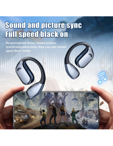 Auriculares Traductores HXRKDEV 3 en 1, 150 Idiomas, Negro