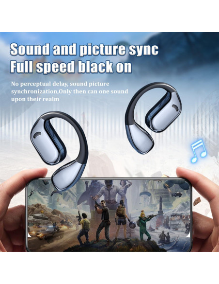 Auriculares Traductores HXRKDEV 3 en 1, 150 Idiomas, Negro