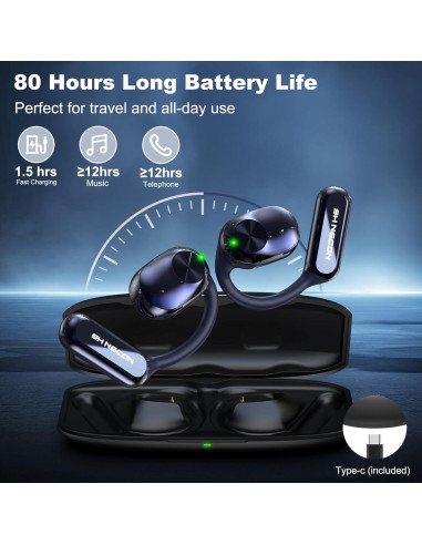 Auriculares Inalámbricos Traductores AI 3-en-1 - Azul Oscuro