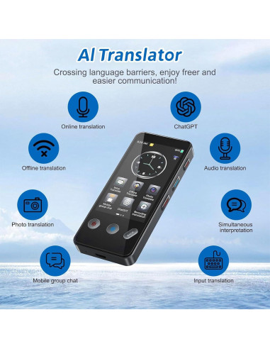 Traductor de Idiomas EFOTIML F13 - 143 Idiomas, Voz y Texto