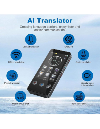 Traductor de Idiomas EFOTIML F13 - 143 Idiomas, Voz y Texto