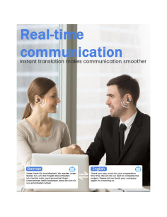 Auriculares de Traducción ANSTEN M79 AI, 134 Idiomas, Bluetooth 2