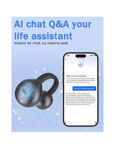 Auriculares de Traducción ANSTEN M79 AI, 134 Idiomas, Bluetooth