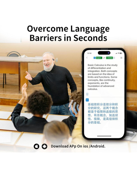 Auriculares Traductores AI M95 - Traducción en 144 Idiomas