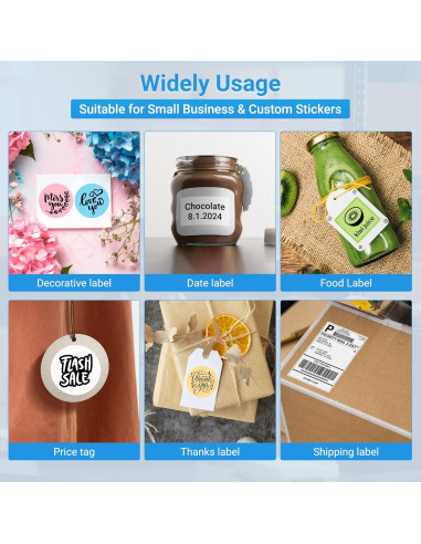 Impresora Térmica de Etiquetas Jiose J500 - 203 DPI, Bluetooth