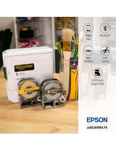 Impresora de Etiquetas Portátil Epson LABELWORKS LW-C410PX 2