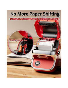 Impresora de Etiquetas Phomemo M150 Bluetooth 20-50mm Rojo 2