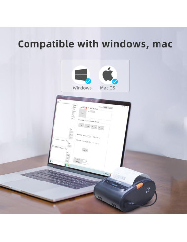 Impresora de Etiquetas Térmicas UROVO K329 Bluetooth WiFi