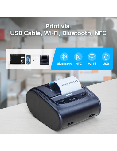Impresora de Etiquetas Térmicas UROVO K329 Bluetooth WiFi
