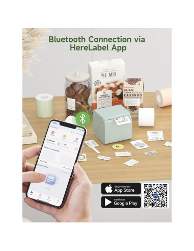 Impresora de Etiquetas HPRT T260LR Térmica Bluetooth 2" Verde