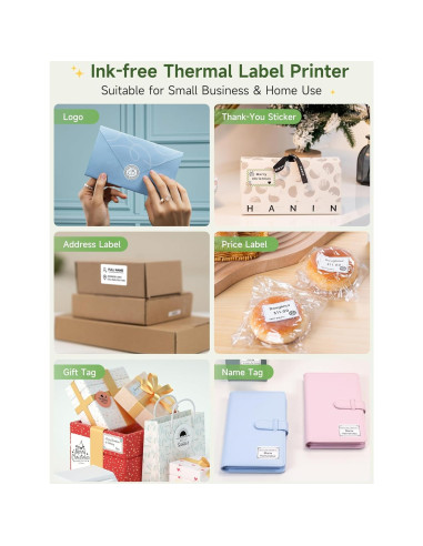 Impresora de Etiquetas HPRT T260LR Térmica Bluetooth 2" Verde