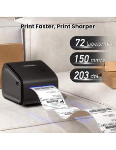 Impresora Térmica de Etiquetas COLORWING D550BT 4x6 Bluetooth 2