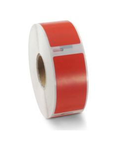 BETCKEY Etiquetas Térmicas 25mm x 54mm Rojo para Dymo
