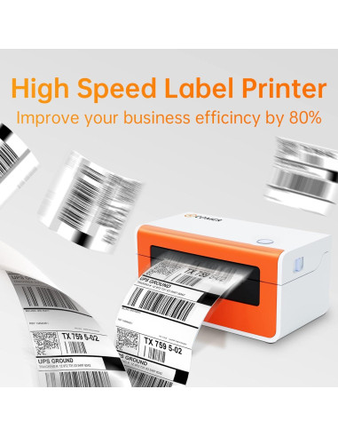 Impresora de Etiquetas K Comer CX418 150mm/s 4x6 Térmica