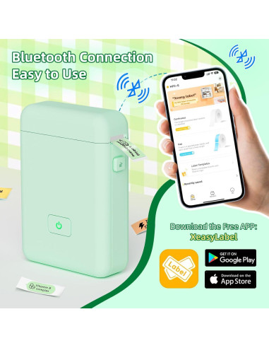 Impresora de Etiquetas Bluetooth HP2-S Portátil Verde