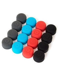 Tapa de Pulgar Silicona UUShop 16 Piezas para Nintendo Switch