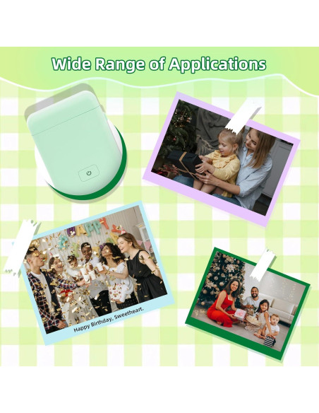 Impresora de Etiquetas Bluetooth HP2-S Portátil Verde