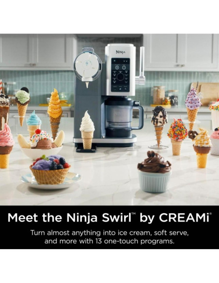 Ninja CREAMi Swirl Heladera Automática 16oz 13 en 1 NC701