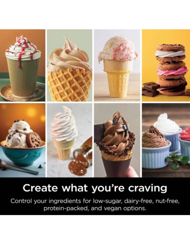 Ninja CREAMi Swirl Heladera Automática 16oz 13 en 1 NC701