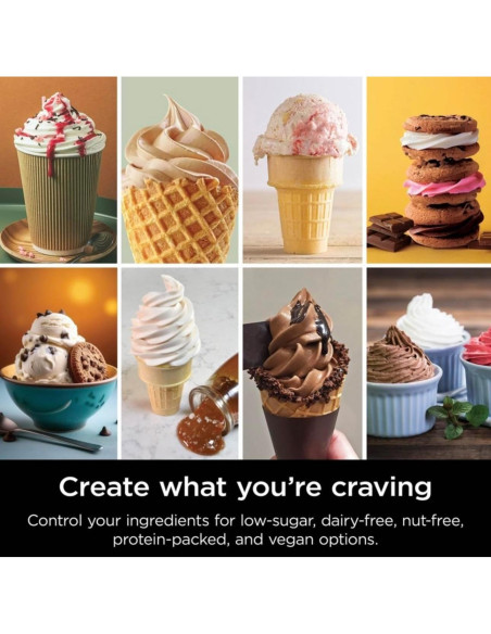 Ninja CREAMi Swirl Heladera Automática 16oz 13 en 1 NC701