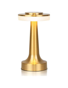 Lámpara de Mesa LED Inalámbrica JHPGEOE Dimmable 3 Colores