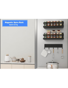 Estante Magnético para Nevera Hoopoton - Paquete de 3 Estantes 2