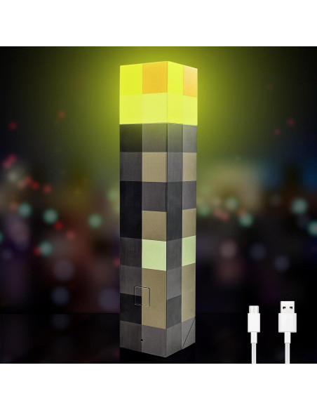 Lámpara nocturna recargable AIDYVOI 7 colores 28 cm Lámpara nocturna recargable AIDYVOI 7 colores 28 cm