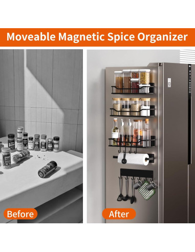 Estantes Magnéticos MIMIyasha - Paquete de 5 para Lavadora