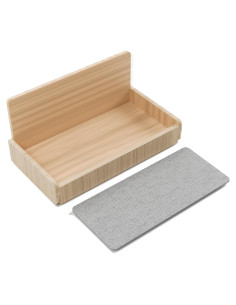 Estante Magnético de Bambú Ezemtos 15 cm Profundidad 9 kg