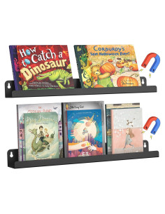 Estante Magnético para Libros MFTEK - Paquete de 2, 44.45 cm