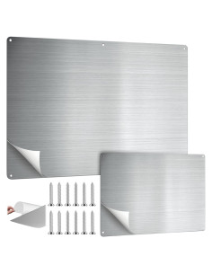 Paquete de 2 Tableros Magnéticos Inoxidable MorningRo 44.5x29.2cm