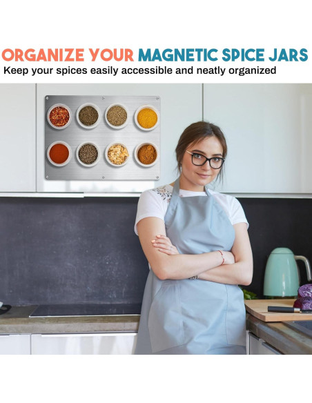 Paquete de 2 Tableros Magnéticos Inoxidable MorningRo 44.5x29.2cm