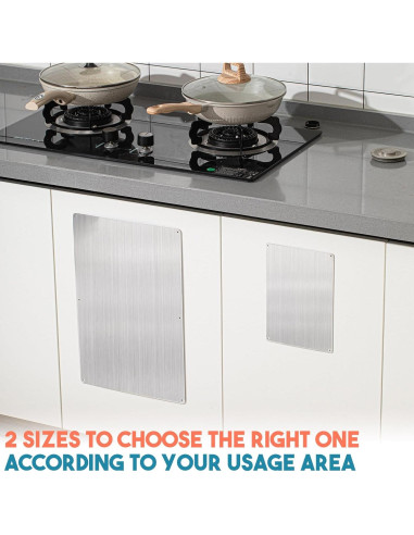 Paquete de 2 Tableros Magnéticos Inoxidable MorningRo 44.5x29.2cm