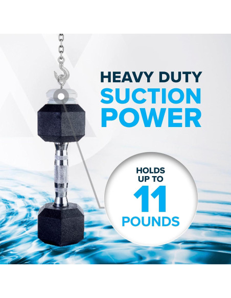 Gancho de Succión SlipX Solutions 5 kg para Ducha y Espejo