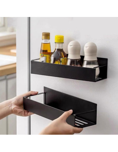 Organizador Magnético de Especias Maytopia - 4 Estantes 29.5x7.5cm