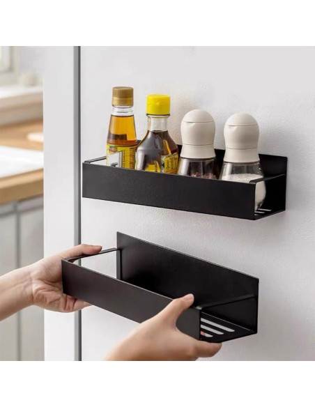 Organizador Magnético de Especias Maytopia - 4 Estantes 29.5x7.5cm