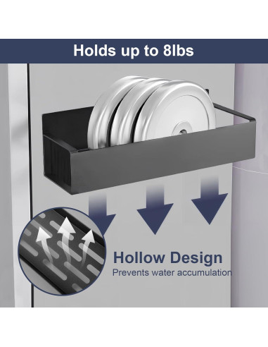 Organizador Magnético de Especias Maytopia - 4 Estantes 29.5x7.5cm