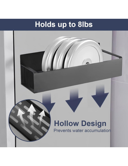 Organizador Magnético de Especias Maytopia - 4 Estantes 29.5x7.5cm