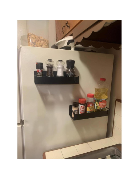 Organizador Magnético de Especias Maytopia - 4 Estantes 29.5x7.5cm