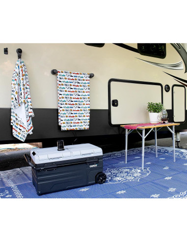 Gancho de Ventosa Mecánica Camco 44028 para Toallas - Negro